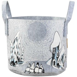 Moomin Snowy Valley Basket, förvaringskorg 30L