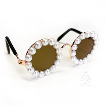 Glasögon Fashion Pearls, Hund/Katt