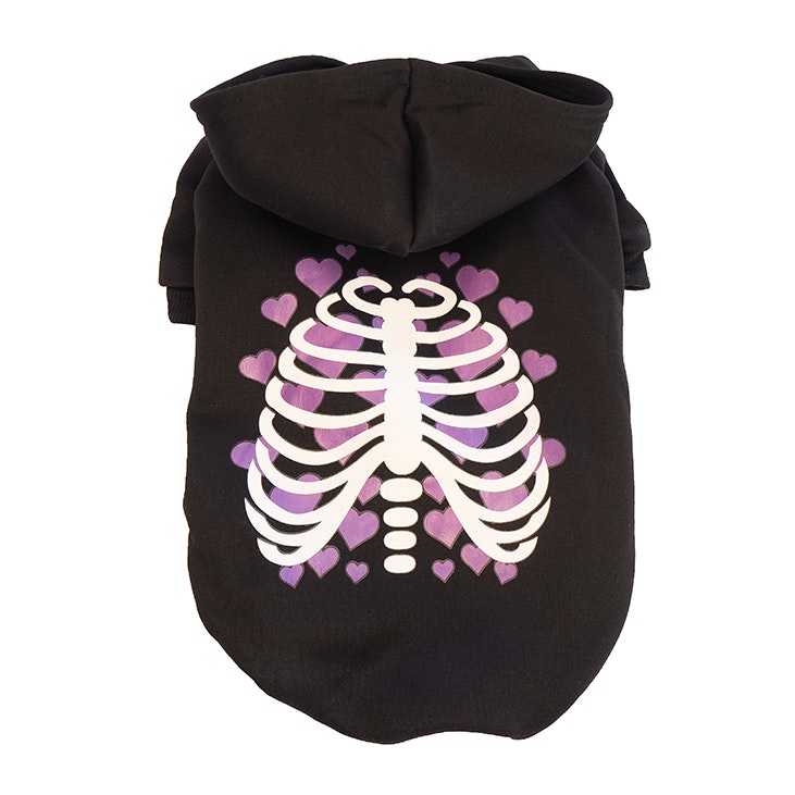 Halloween Hoodie Skelett