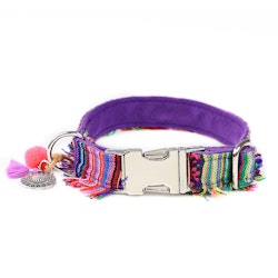 Pellina Hundhalsband Gipsy Boho Purple