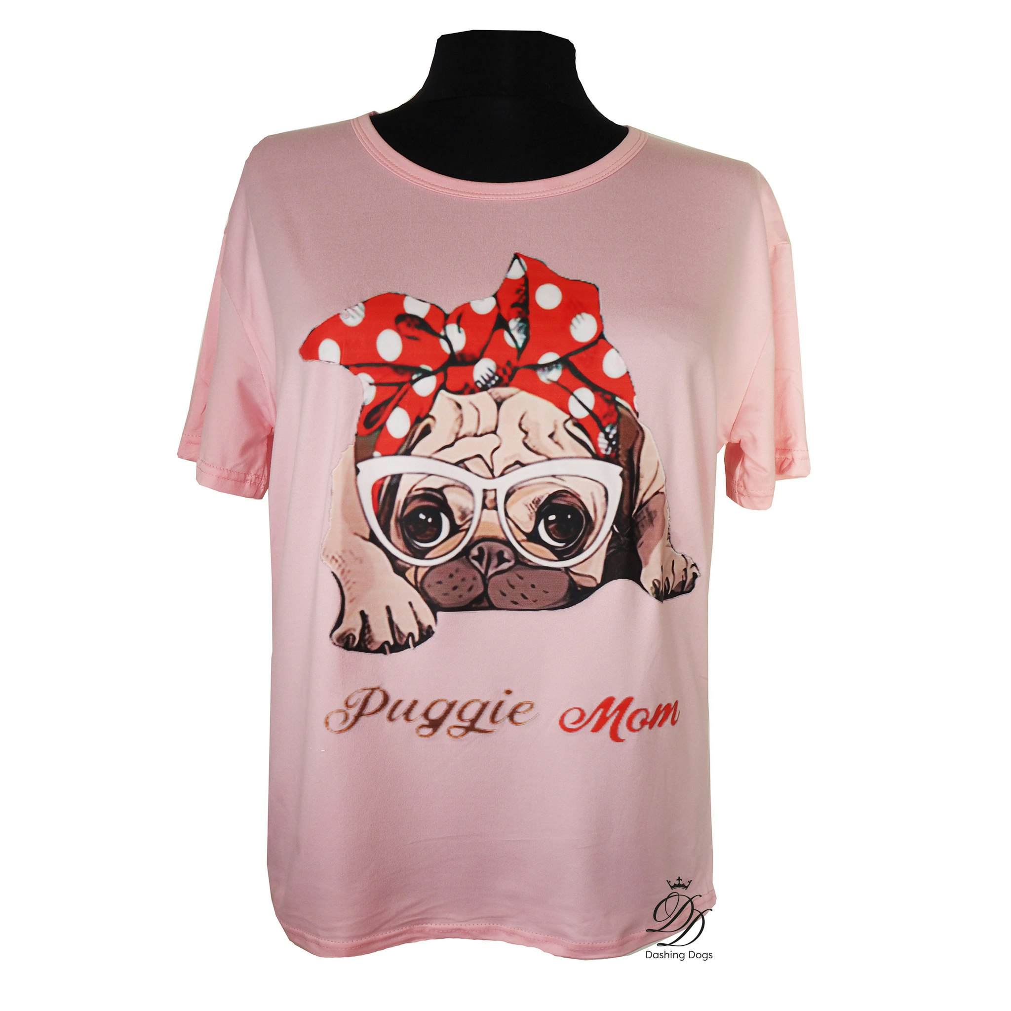 Puggie Mom T-shirt