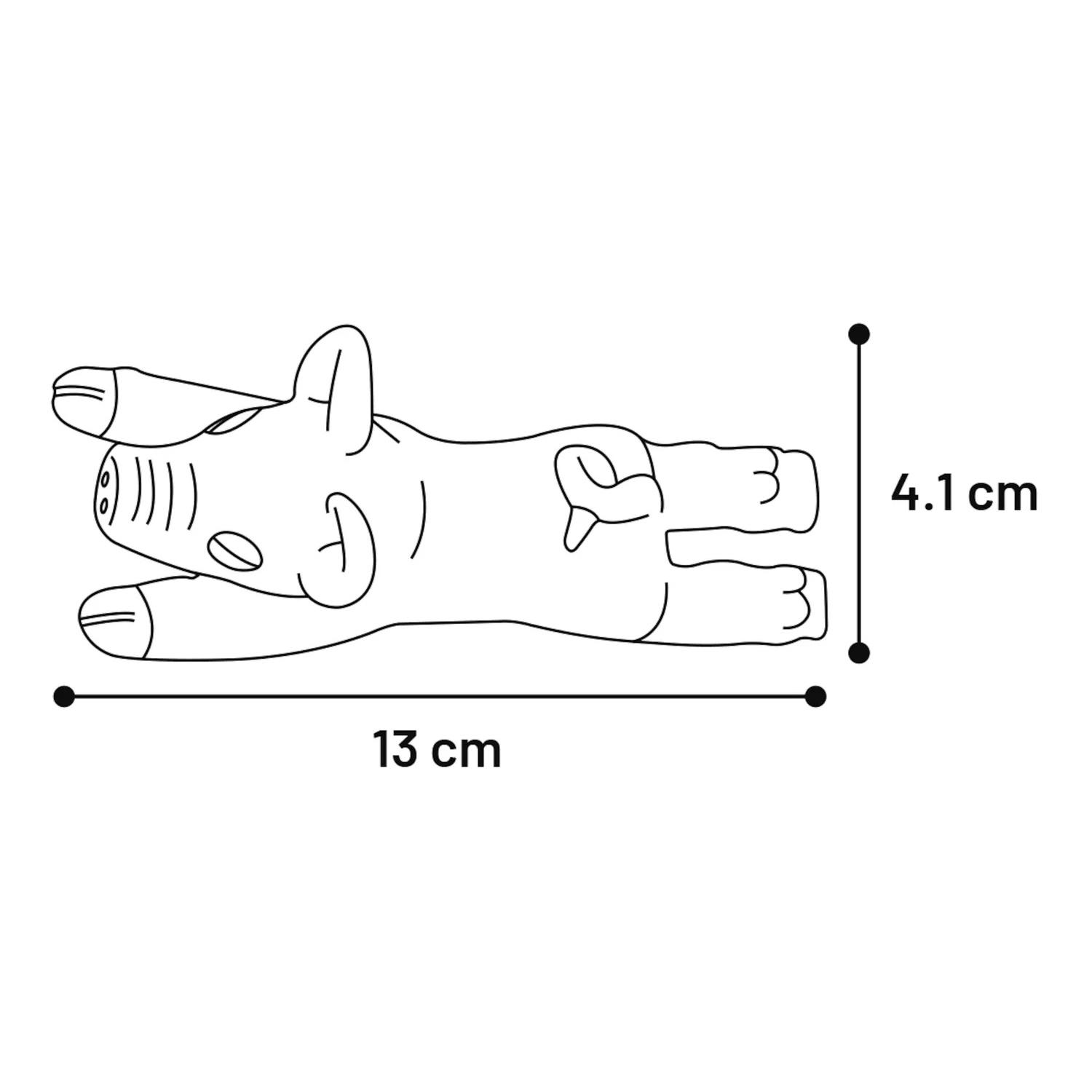 Hundleksaker, Latex 13 cm