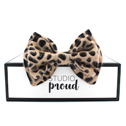 Cheetah Bow Tie