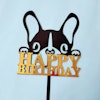 Pet Cake Decoration "Happy Birthday Dog"