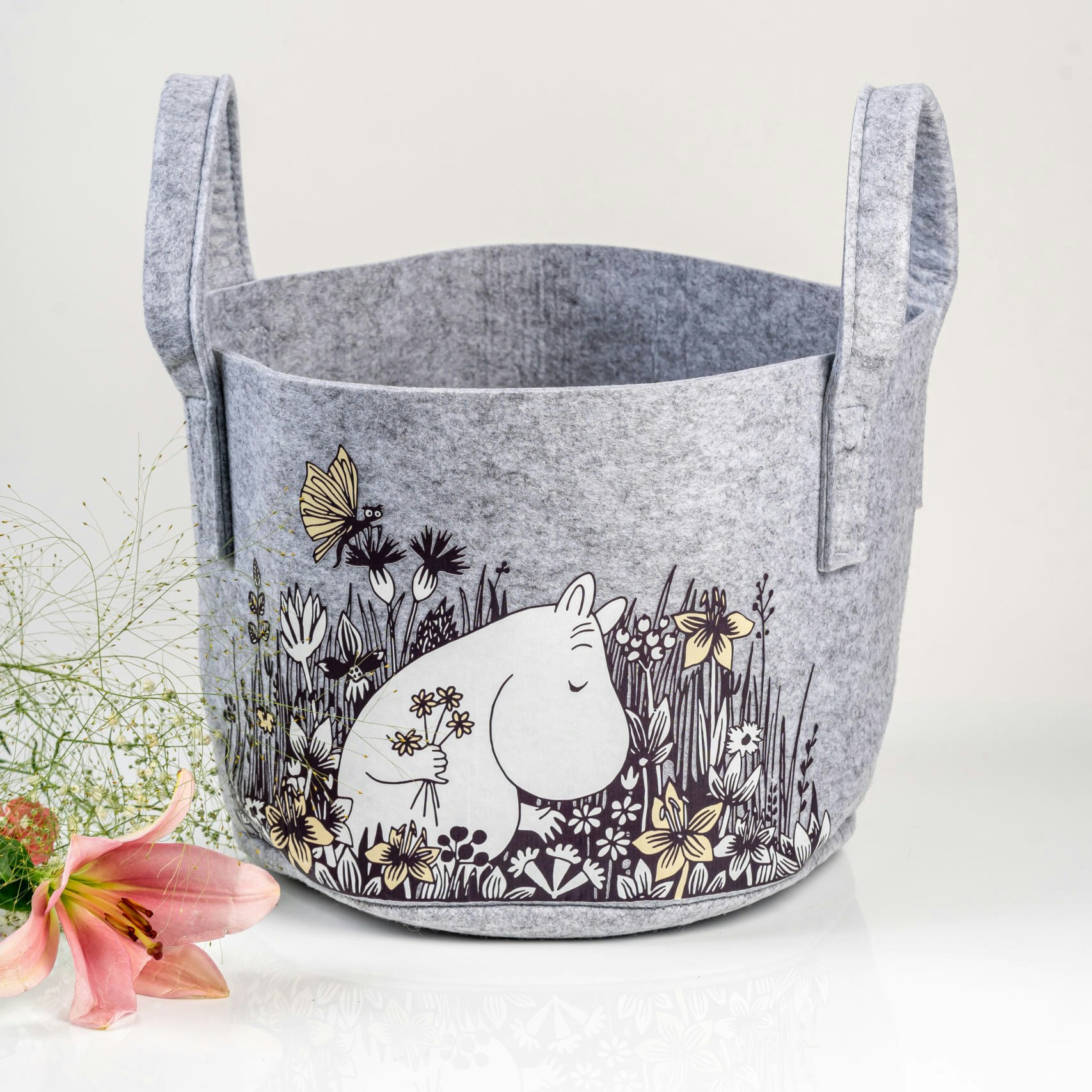 Leksakslåda Moomin "Flower Field", 17 L