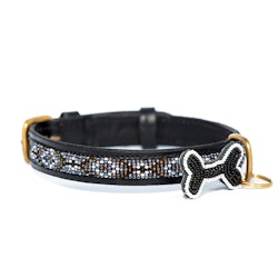 Zinj Design Hundhalsband Skinny Ombima Black