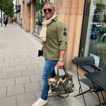 Gustaf & Evita Väska för hund, Camouflage