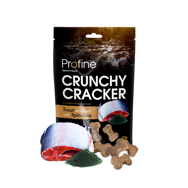 Profine Dog Crunchy Cracker Forell & Spirulina 150g