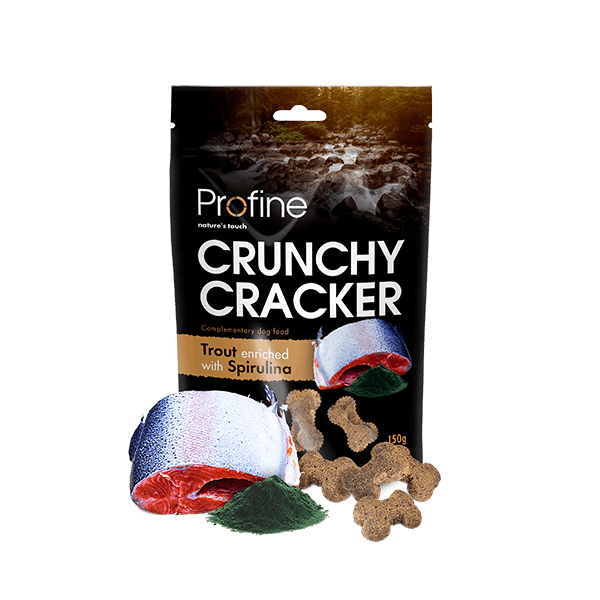 Profine Dog Crunchy Cracker Forell & Spirulina 150g
