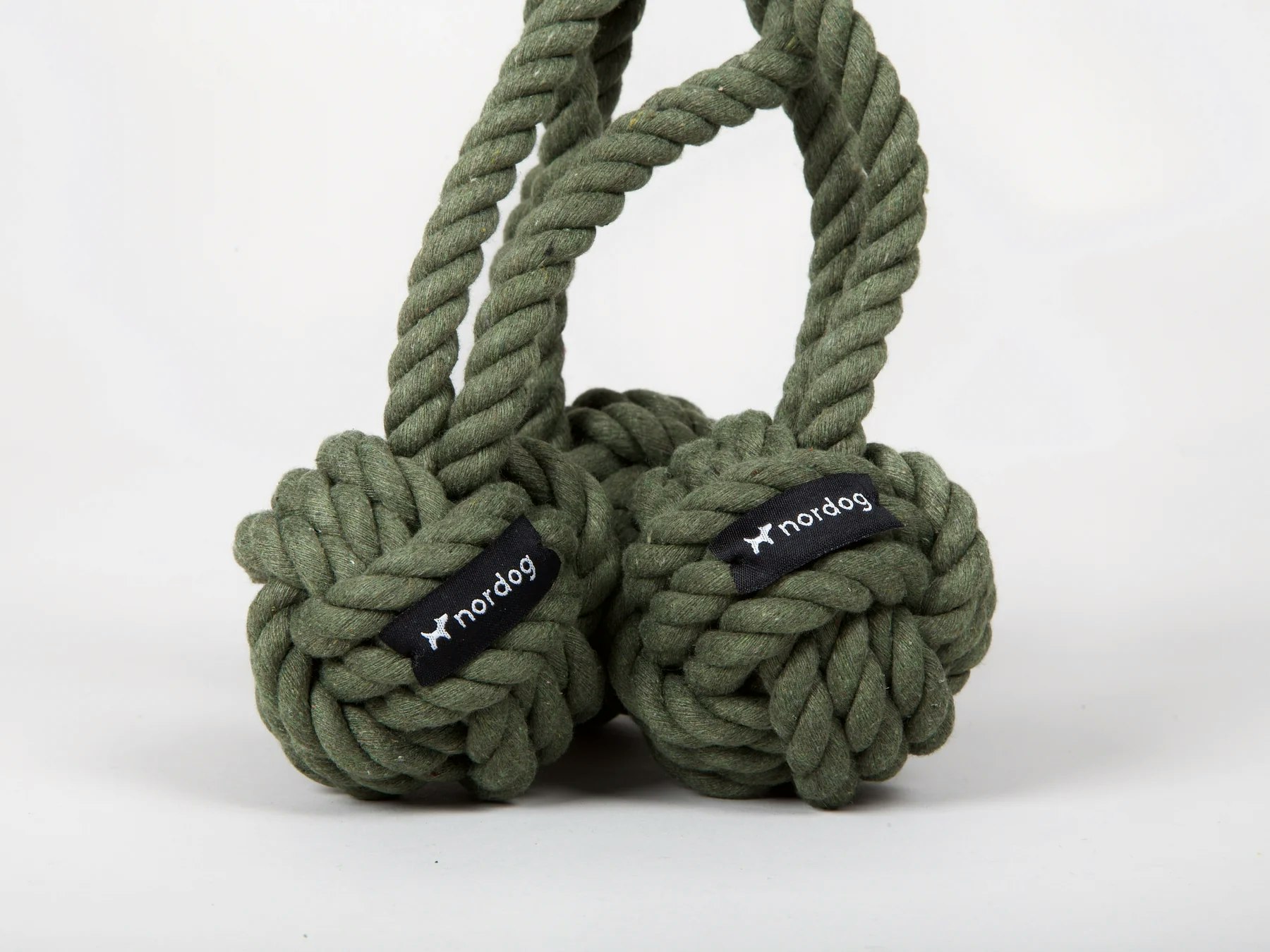 Nordog Hundleksak Original Rope Toy Olive