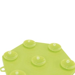 Lick'n'Snack platta med sugkoppar, silikon, green