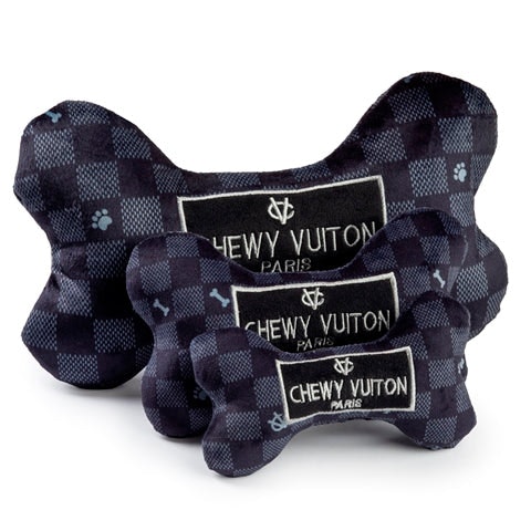 Chewy Vuiton Black checker Bone