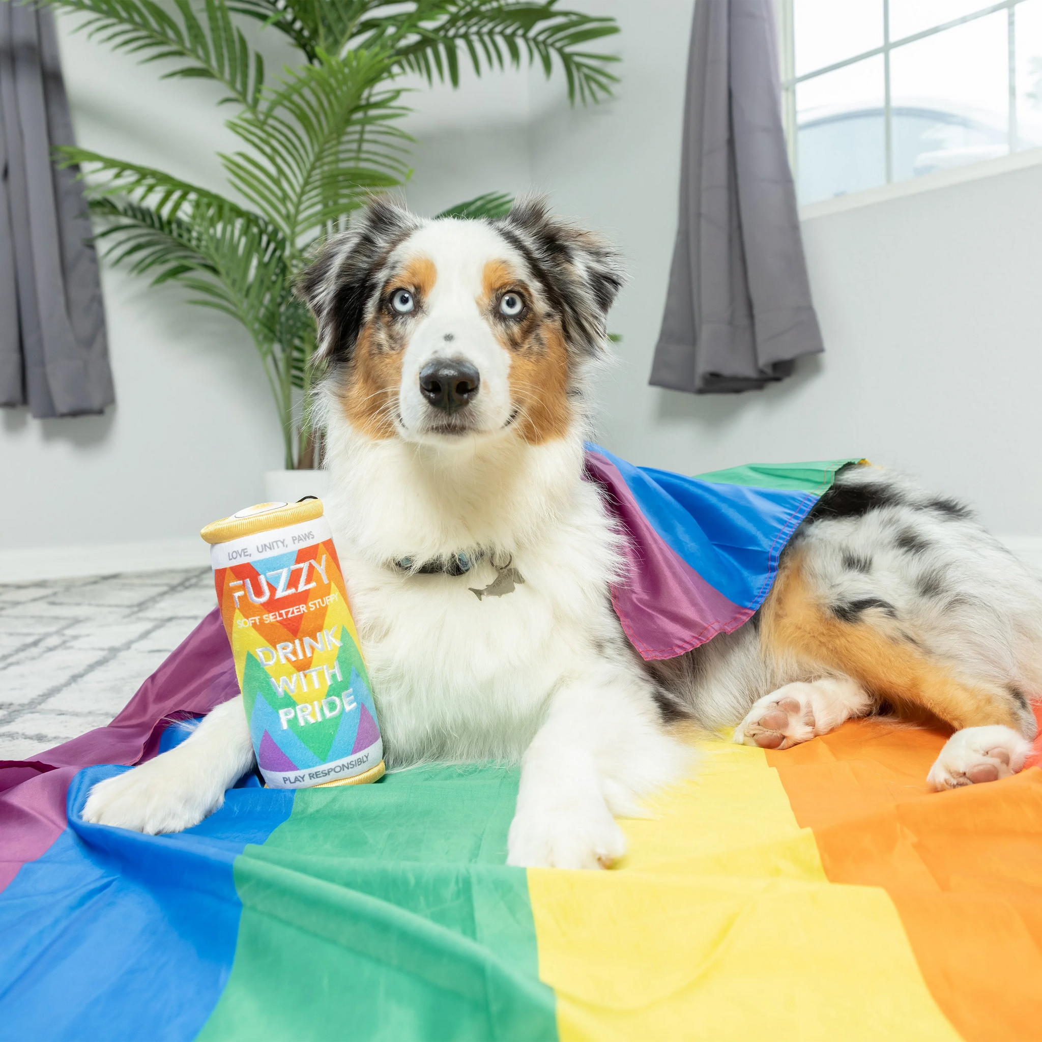 Fuzzy Soft Seltzer, Pride Hundleksak