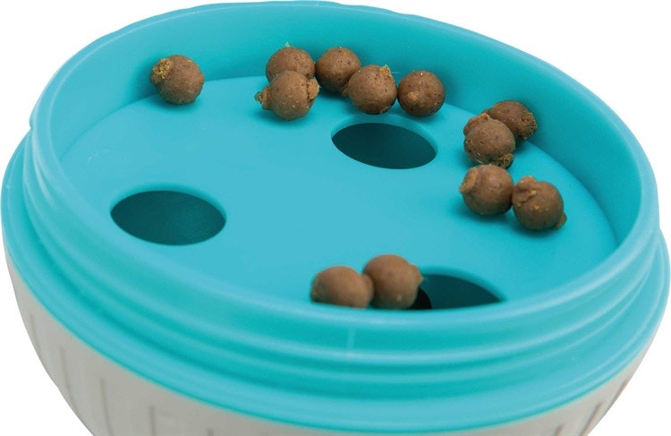 Snacksboll, plast, ø 7.5 cm, blå