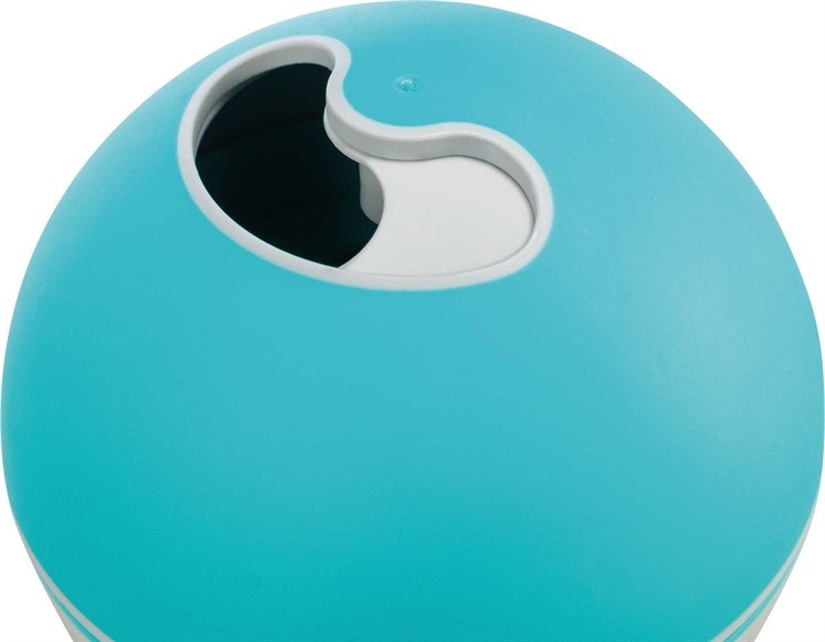 Snacksboll, plast, ø 7.5 cm, blå