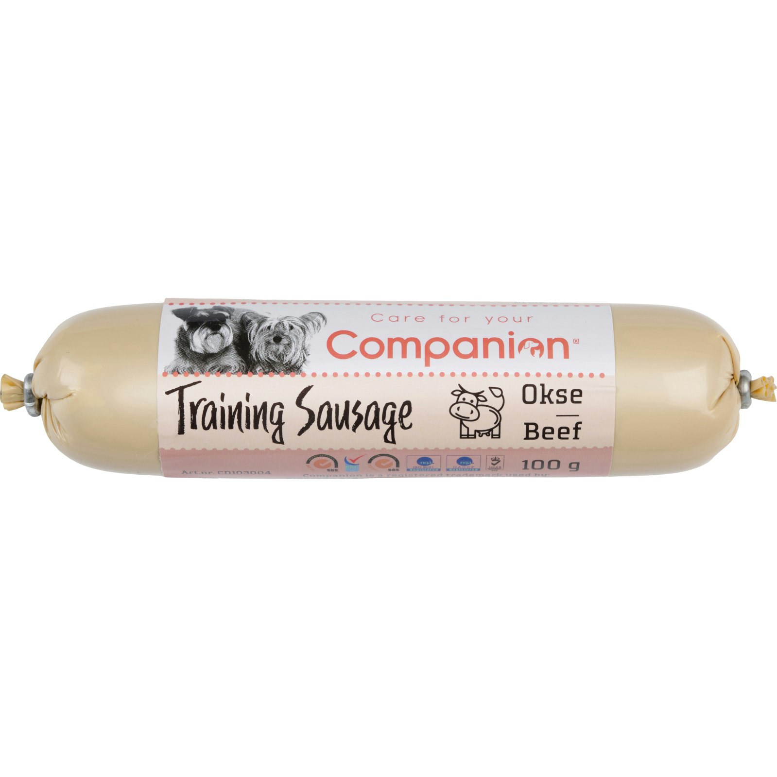 Companion Training Sausage Biff 100g