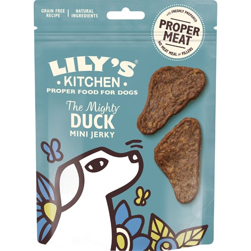 Lilys Kitchen Treat Mighty Duck Mini Jerky 70g