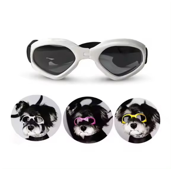Hundglasögon Speedy Foldable UV Sunglasses, White