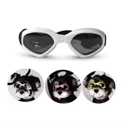 Hundglasögon Speedy Foldable UV Sunglasses, White