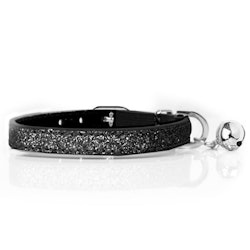 Milk & Pepper Katthalsband Stardust Black