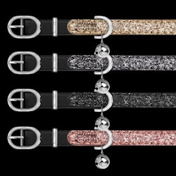Milk & Pepper Katthalsband Stardust Black