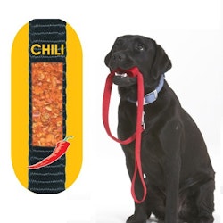 Anti Bite Leash w chili taste - Black