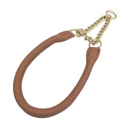 North Cape Elk Leather Collar Chain, Tan