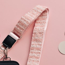 Cocopup London Tweed Bag Strap Pink