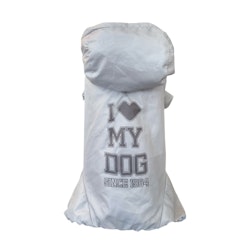 Soft raincoat 4 legs w. pocket Grey/Grey