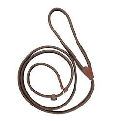 Retriever Leather Leash, Brown 8mm 180cm