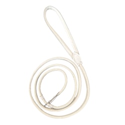 Retriever Leather Leash, White 8mm 180cm