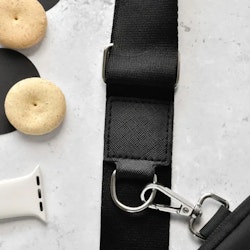 Cocopup London Bag Strap Plain Black
