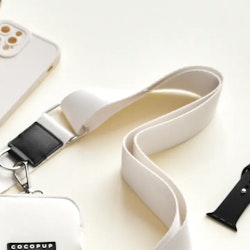 Cocopup London Bag Strap Oyster White