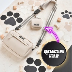 Cocopup London Bag Strap Reflective Nude