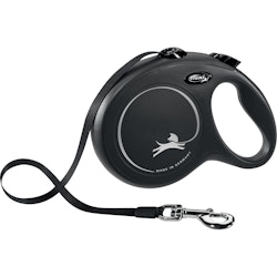 Flexikoppel New Classic L, 8m band, Svart