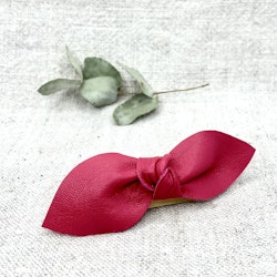 Ceriserosa rosett-spänne, liten