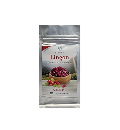 Lingon torkade  30 g.