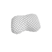 Latex kudde vit 58x36x12 cm