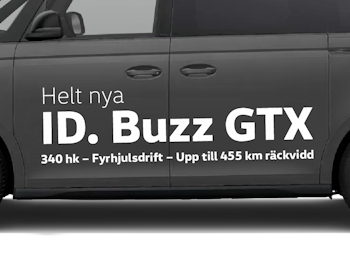 Helt nya GTX 340 hk – Fyrhjulsdrift – Upp till 455 km räckvidd