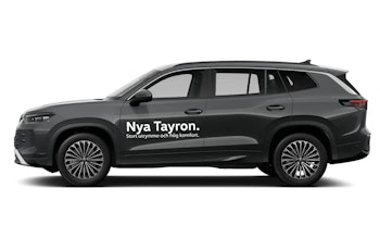Nya tayron. Stort utrymme och hög komfort.