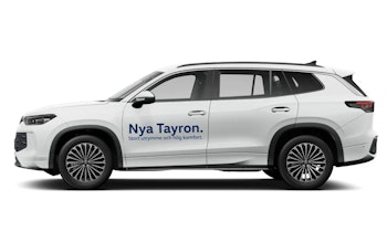 Nya tayron. Stort utrymme och hög komfort.