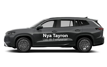 Nya tayron. Upp till 7 sittplatser