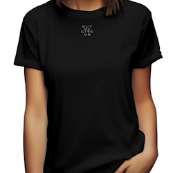 Clyde Circus Logo Lady Tee Black/Warm-white