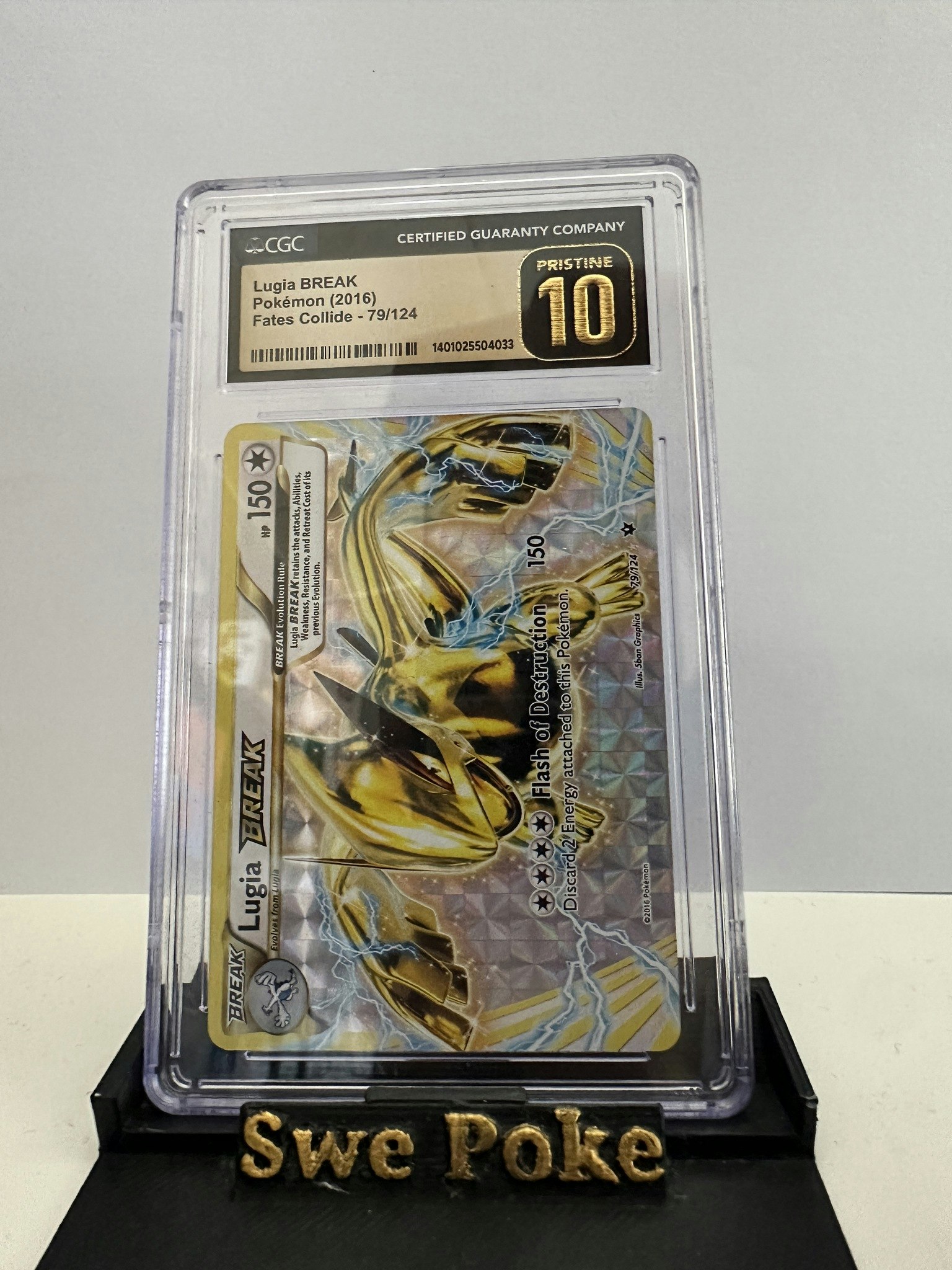 CGC Pristine 10 - Lugia BREAK - 79/124 - XY: Pokemon Fates
