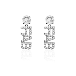 Ioaku Statement Fab Stud silver single