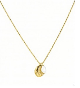 Bud to Rose be you long charm necklace gold