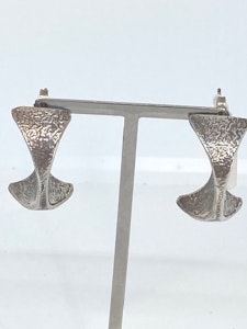 Vintage Mia Petra Design silveröhänge morkoxiderade