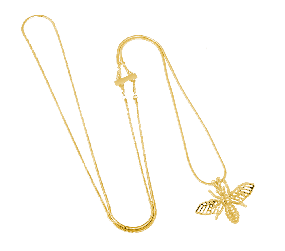 insect mini necklace gold Ioaku ericssonurochguld.se