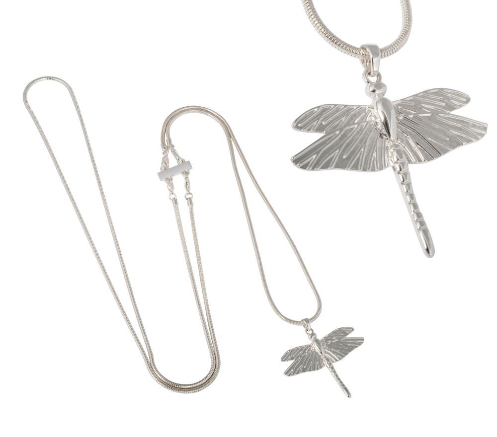 Köp nu: "Dragonfly Mini Halsband Silver Ioaku"