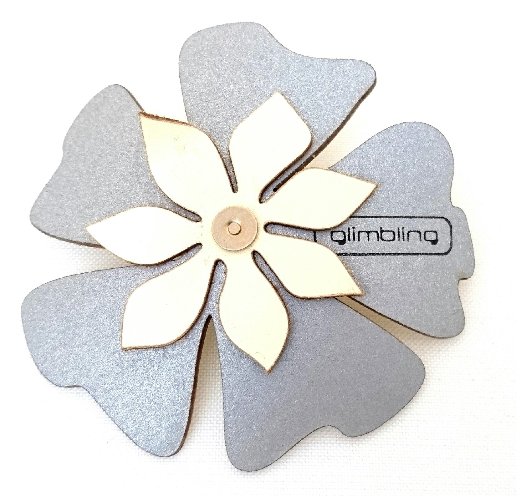 Blomreflexen broschreflexen poppy vit